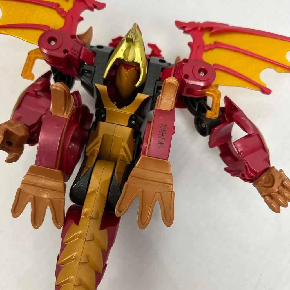 Spinmaster BAKUGAN DRAGONOID Infinity Transforming Figure Large Red Dragon Wings